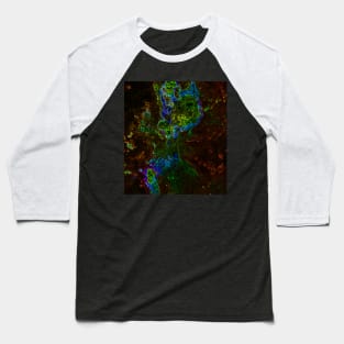 Black Panther Art - Glowing Edges 75 Baseball T-Shirt